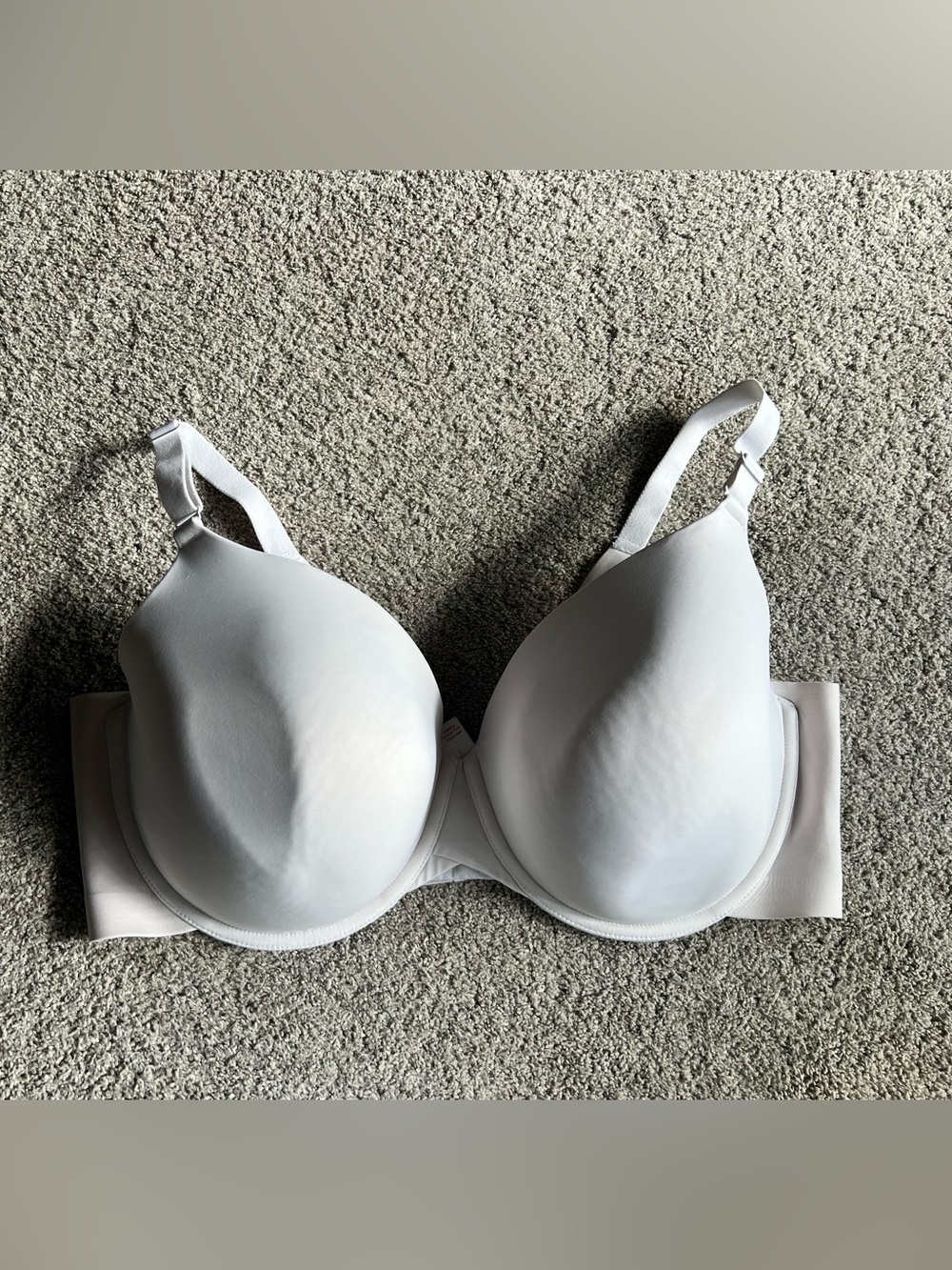 Cacique Womens Bra 42DDD Off White Smooth Lightly Lined Balconette Lane Bryant